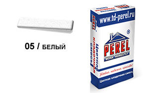 Цветной кладочный раствор PEREL VL 5205 белый зимний, 50 кг
