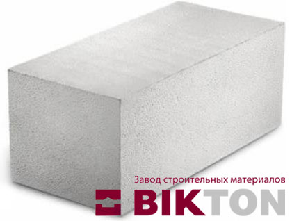 Блок пенобетонный (пеноблок) D-600 Bikton 625x250x500